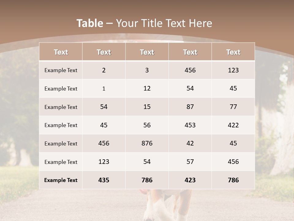 A Woman Running With A Dog On A Leash PowerPoint Template