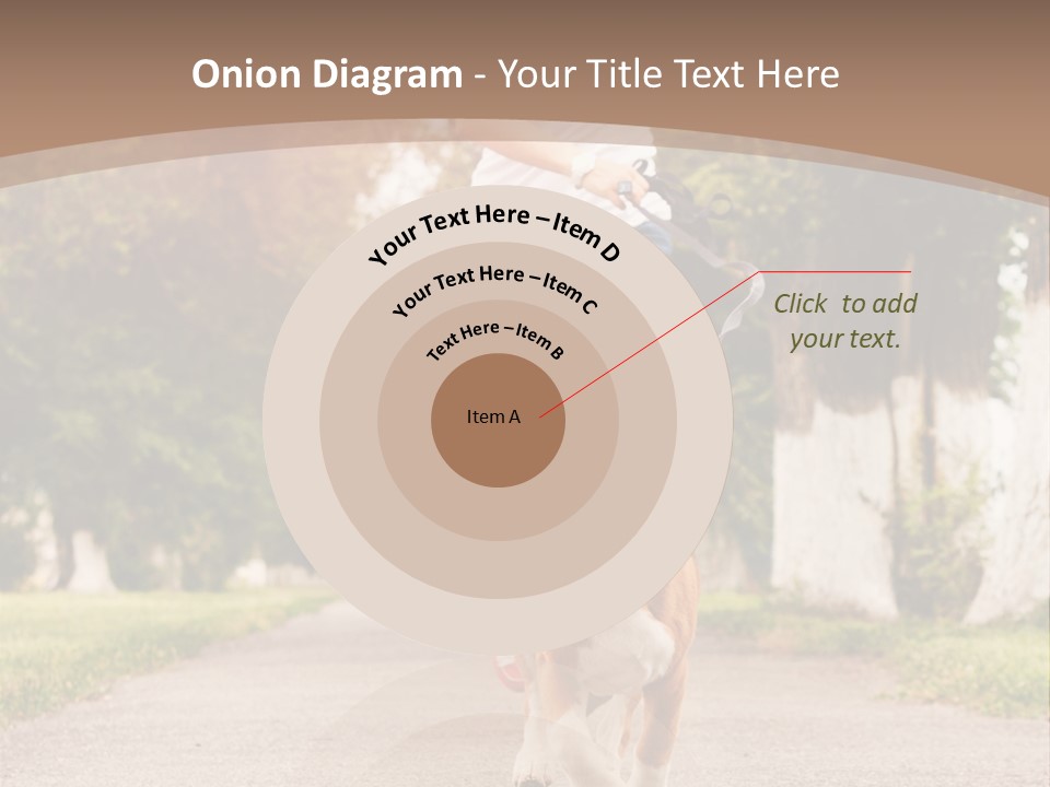 A Woman Running With A Dog On A Leash PowerPoint Template