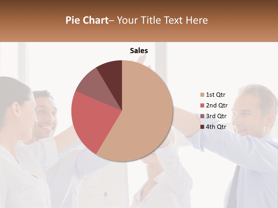 A Group Of People Holding Their Hands High In The Air PowerPoint Template