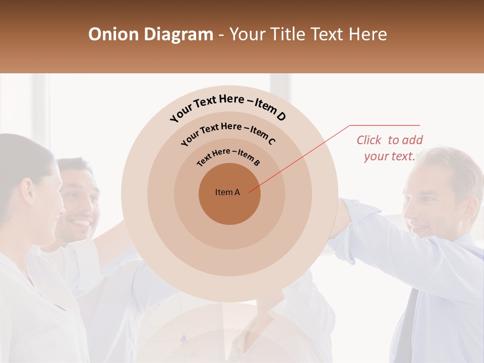 A Group Of People Holding Their Hands High In The Air PowerPoint Template