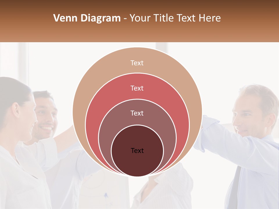 A Group Of People Holding Their Hands High In The Air PowerPoint Template