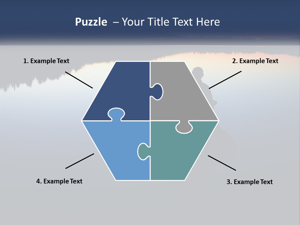 A Person Sitting On A Rock In Front Of A Body Of Water PowerPoint Template