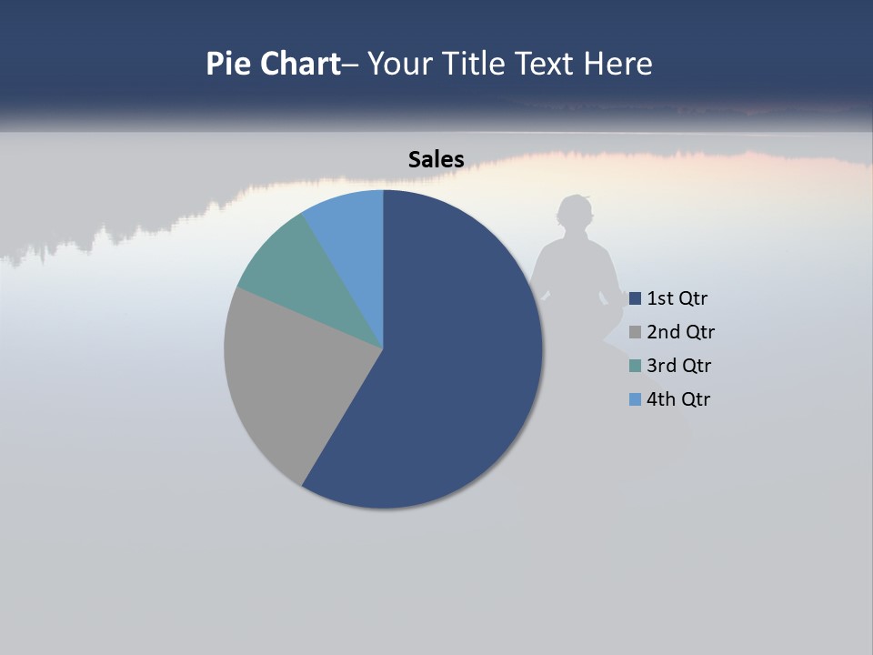 A Person Sitting On A Rock In Front Of A Body Of Water PowerPoint Template