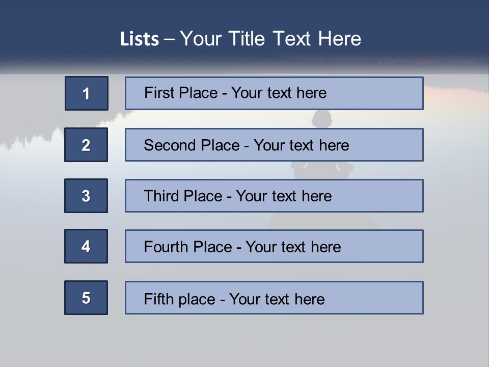 A Person Sitting On A Rock In Front Of A Body Of Water PowerPoint Template