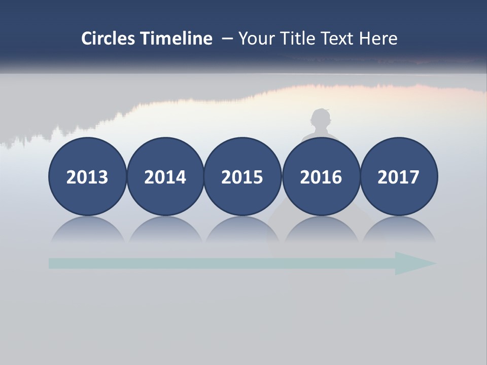 A Person Sitting On A Rock In Front Of A Body Of Water PowerPoint Template