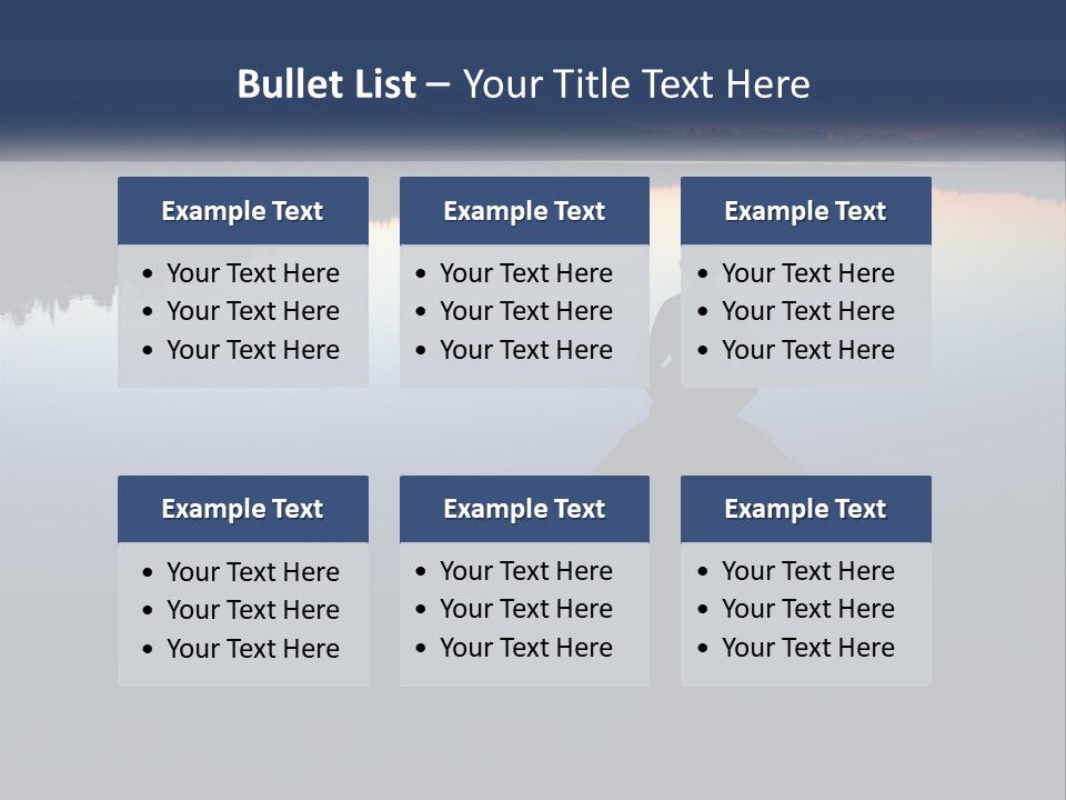 A Person Sitting On A Rock In Front Of A Body Of Water PowerPoint Template