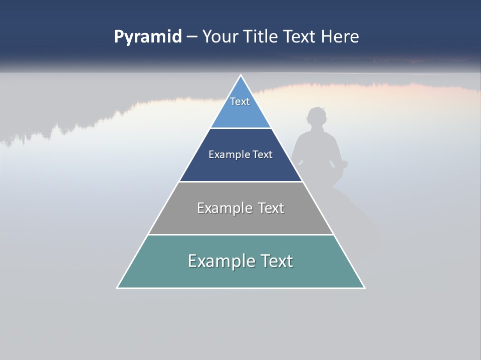 A Person Sitting On A Rock In Front Of A Body Of Water PowerPoint Template