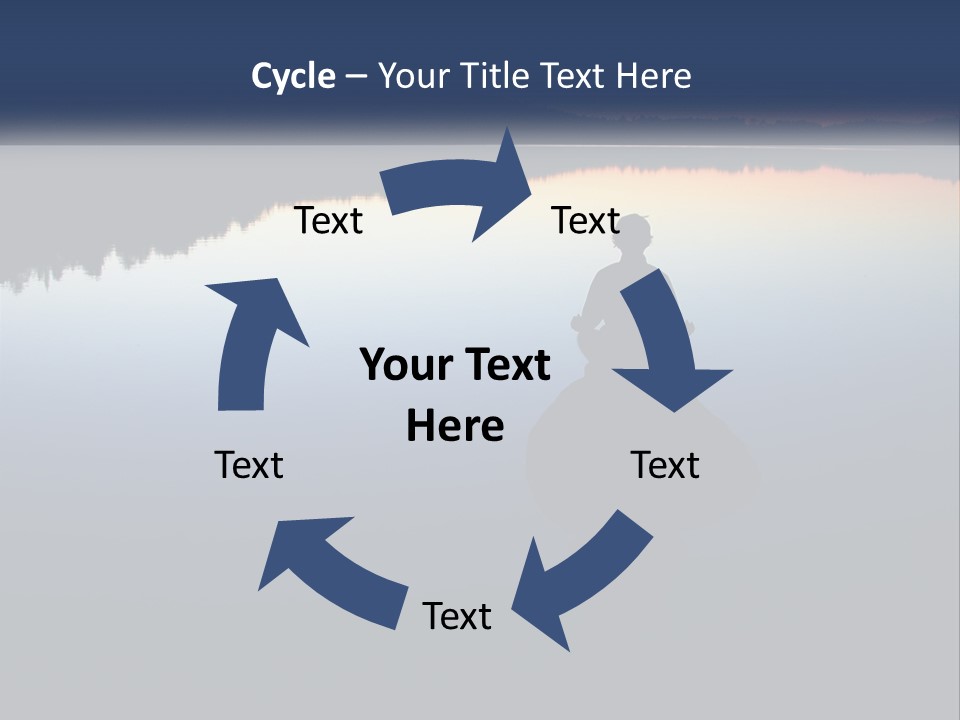 A Person Sitting On A Rock In Front Of A Body Of Water PowerPoint Template