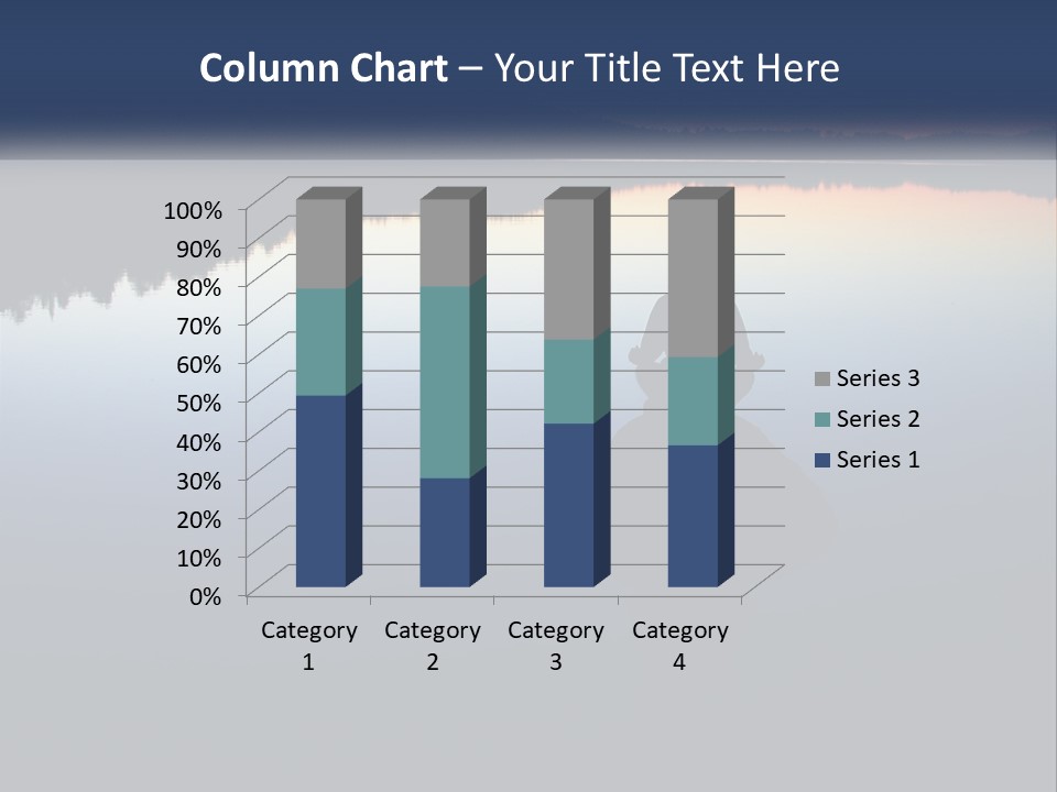 A Person Sitting On A Rock In Front Of A Body Of Water PowerPoint Template