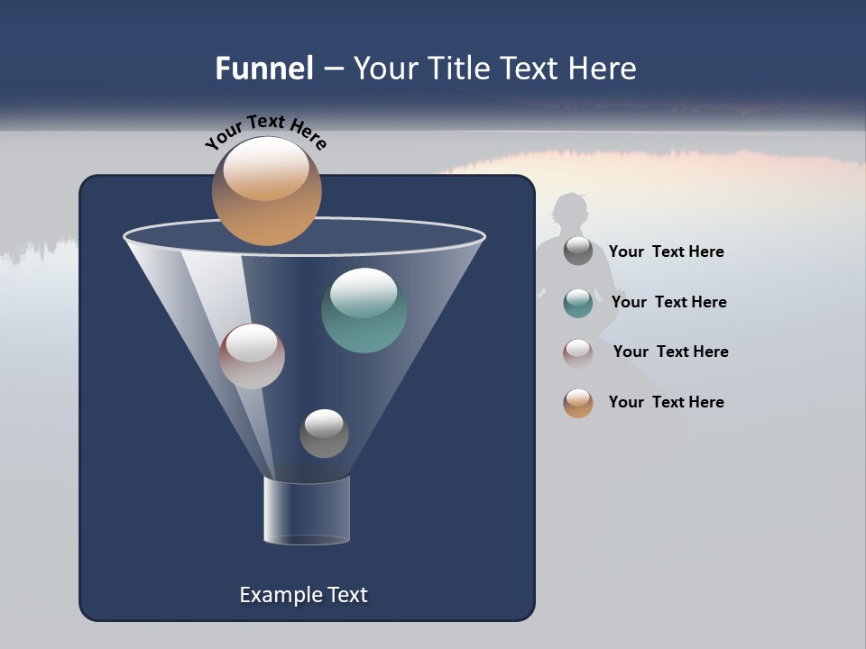 A Person Sitting On A Rock In Front Of A Body Of Water PowerPoint Template