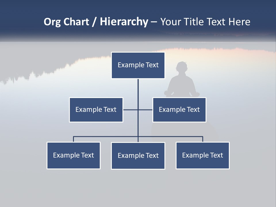 A Person Sitting On A Rock In Front Of A Body Of Water PowerPoint Template
