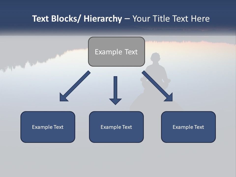 A Person Sitting On A Rock In Front Of A Body Of Water PowerPoint Template