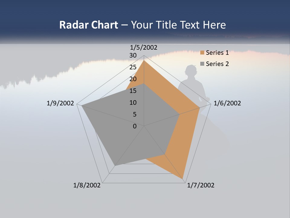 A Person Sitting On A Rock In Front Of A Body Of Water PowerPoint Template