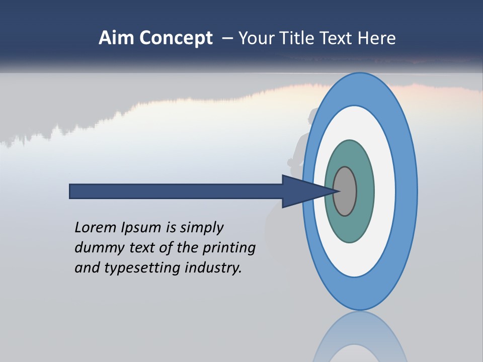 A Person Sitting On A Rock In Front Of A Body Of Water PowerPoint Template