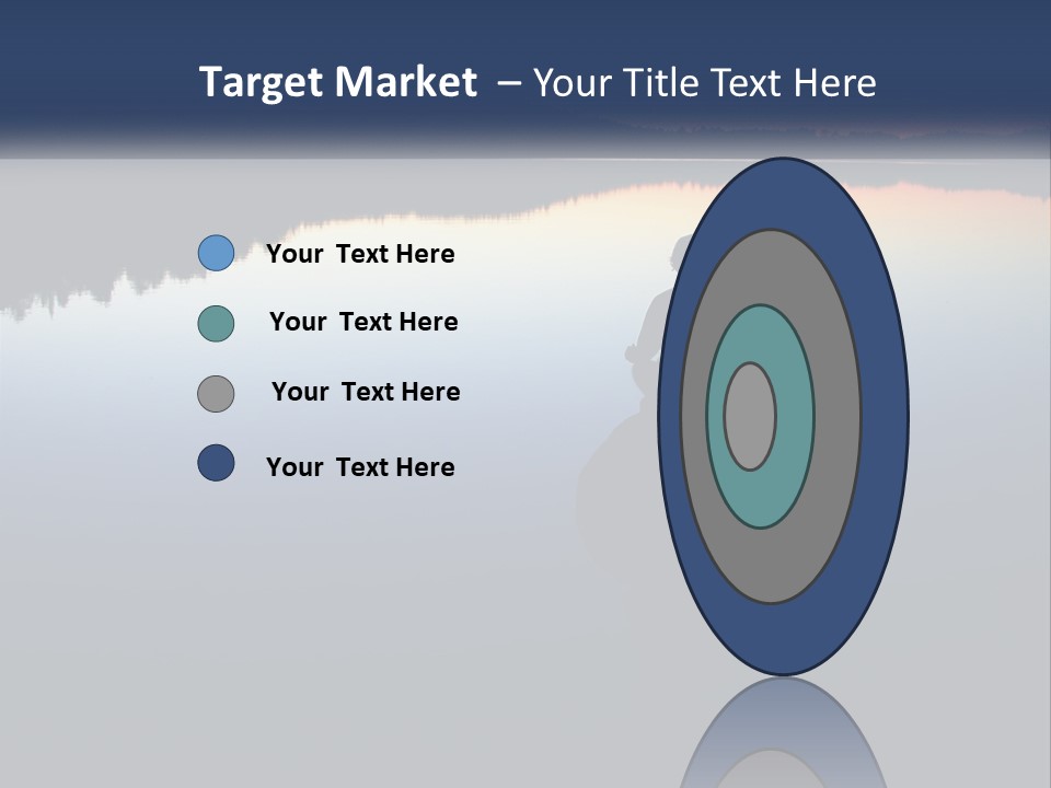 A Person Sitting On A Rock In Front Of A Body Of Water PowerPoint Template