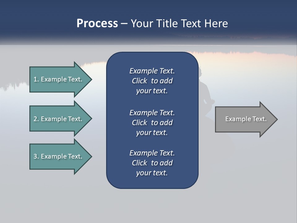 A Person Sitting On A Rock In Front Of A Body Of Water PowerPoint Template