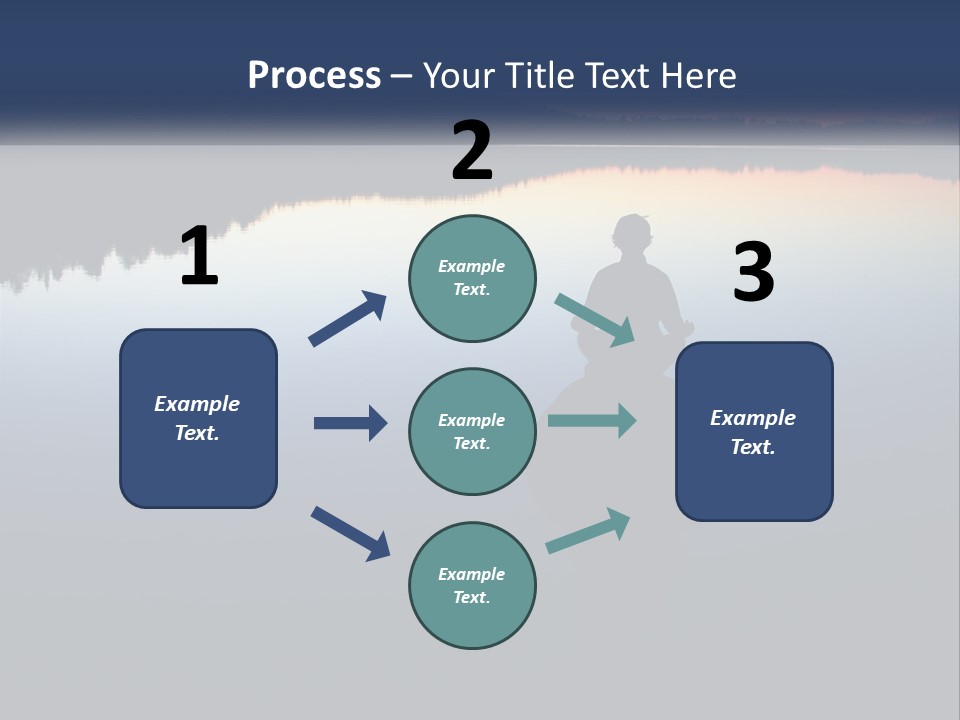 A Person Sitting On A Rock In Front Of A Body Of Water PowerPoint Template