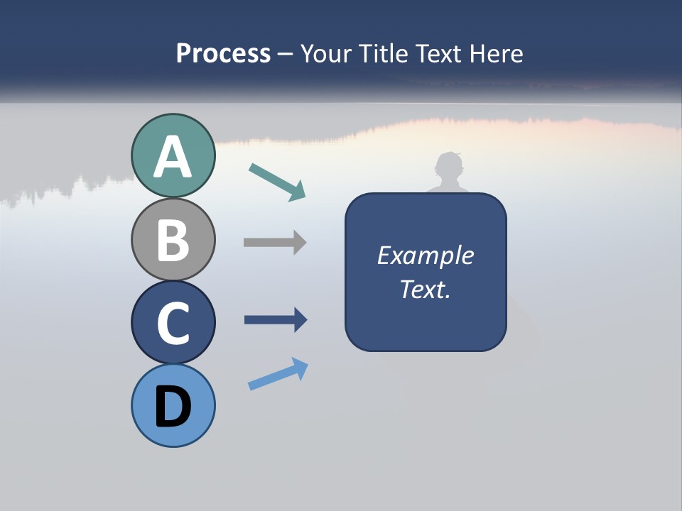 A Person Sitting On A Rock In Front Of A Body Of Water PowerPoint Template