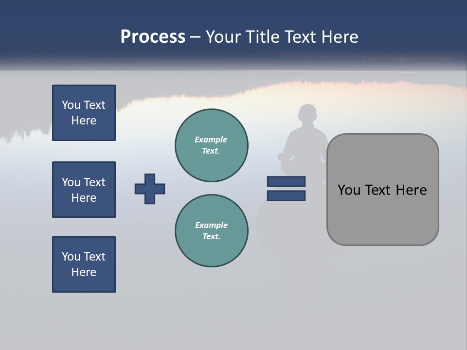 A Person Sitting On A Rock In Front Of A Body Of Water PowerPoint Template