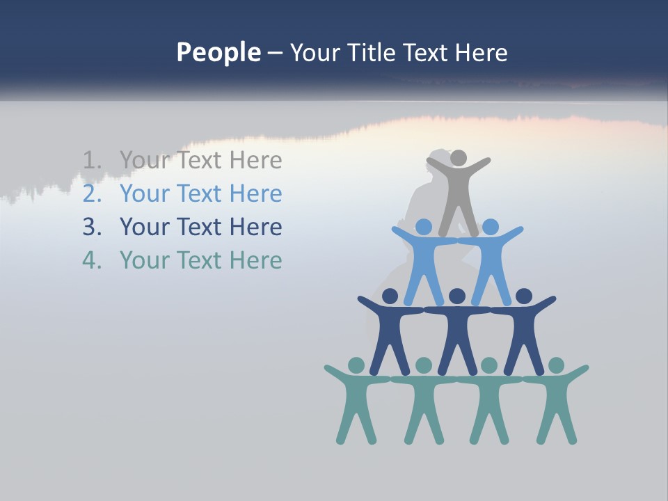 A Person Sitting On A Rock In Front Of A Body Of Water PowerPoint Template