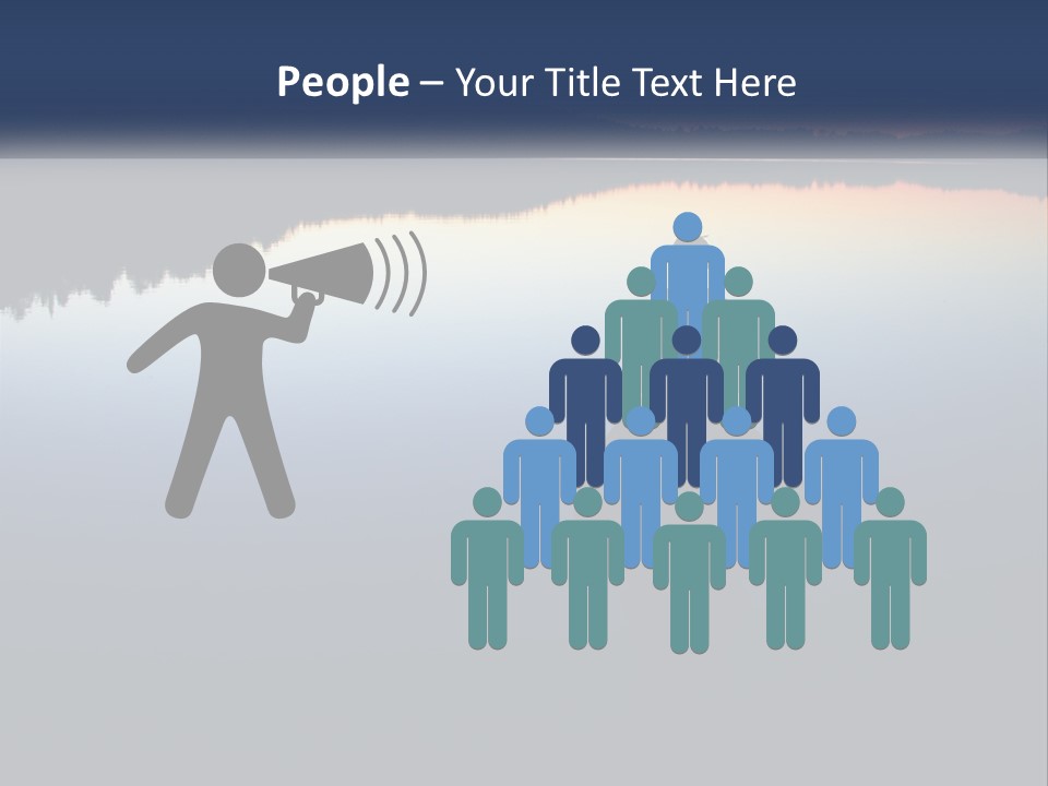 A Person Sitting On A Rock In Front Of A Body Of Water PowerPoint Template