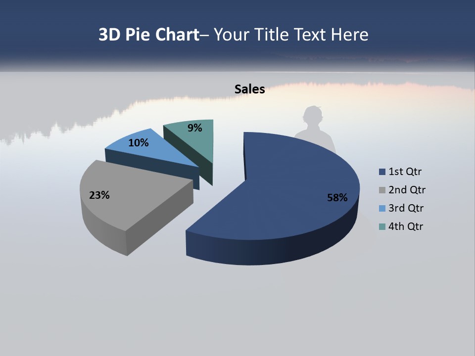 A Person Sitting On A Rock In Front Of A Body Of Water PowerPoint Template