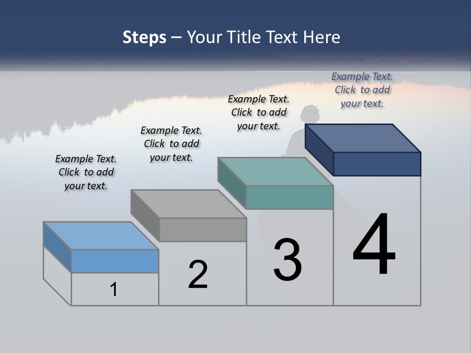 A Person Sitting On A Rock In Front Of A Body Of Water PowerPoint Template