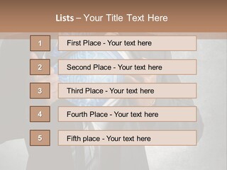 A Man In A Suit Holding A Blue Circuit Board In His Chest PowerPoint Template