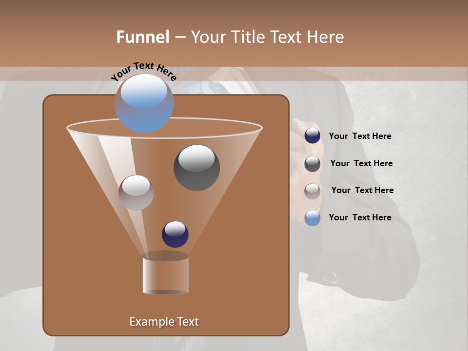 A Man In A Suit Holding A Blue Circuit Board In His Chest PowerPoint Template
