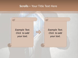 A Man In A Suit Holding A Blue Circuit Board In His Chest PowerPoint Template