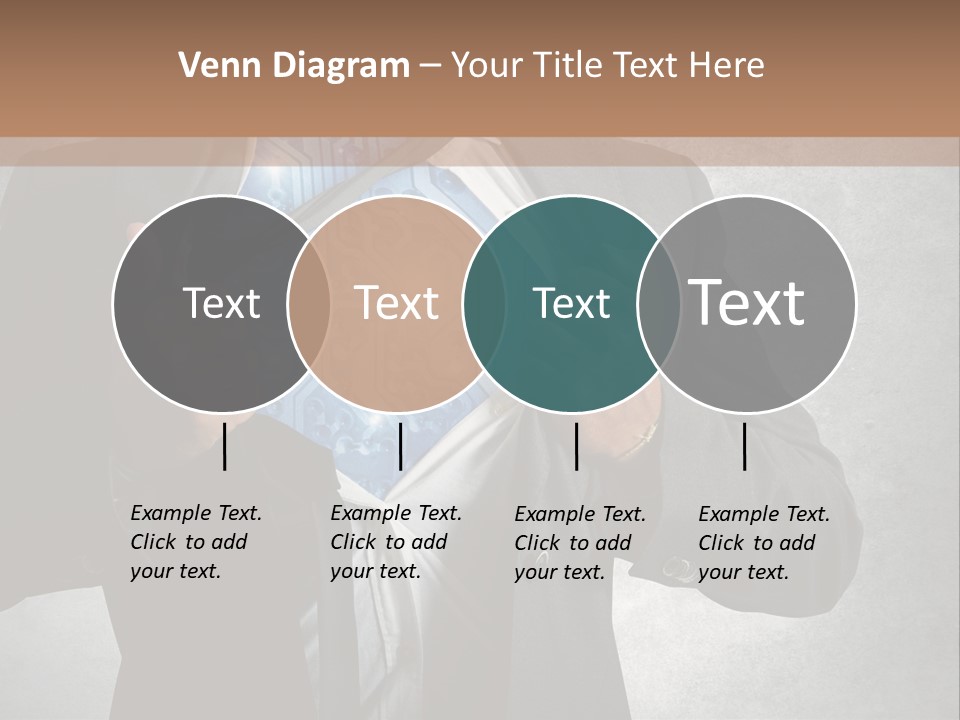 A Man In A Suit Holding A Blue Circuit Board In His Chest PowerPoint Template