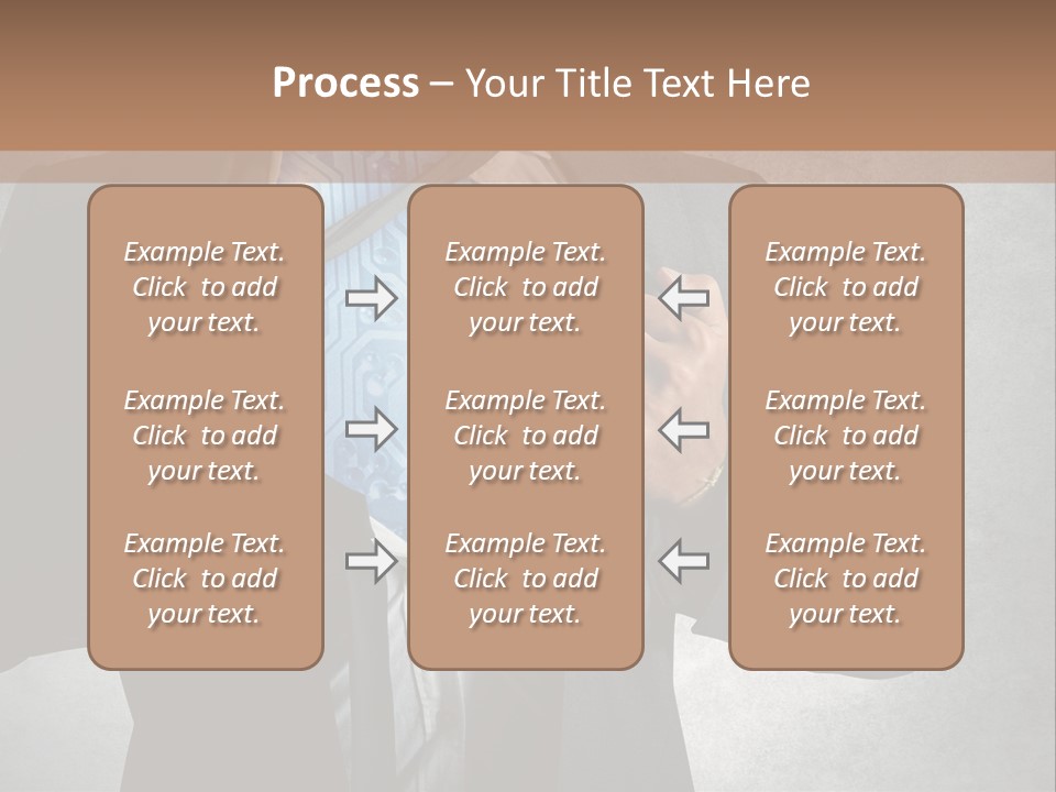 A Man In A Suit Holding A Blue Circuit Board In His Chest PowerPoint Template