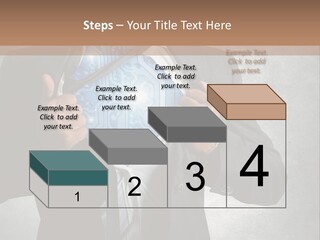 A Man In A Suit Holding A Blue Circuit Board In His Chest PowerPoint Template