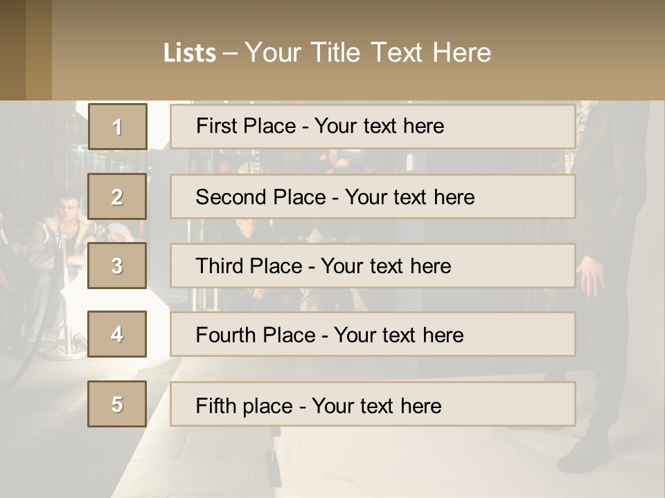 A Man Standing In Front Of A Group Of People PowerPoint Template