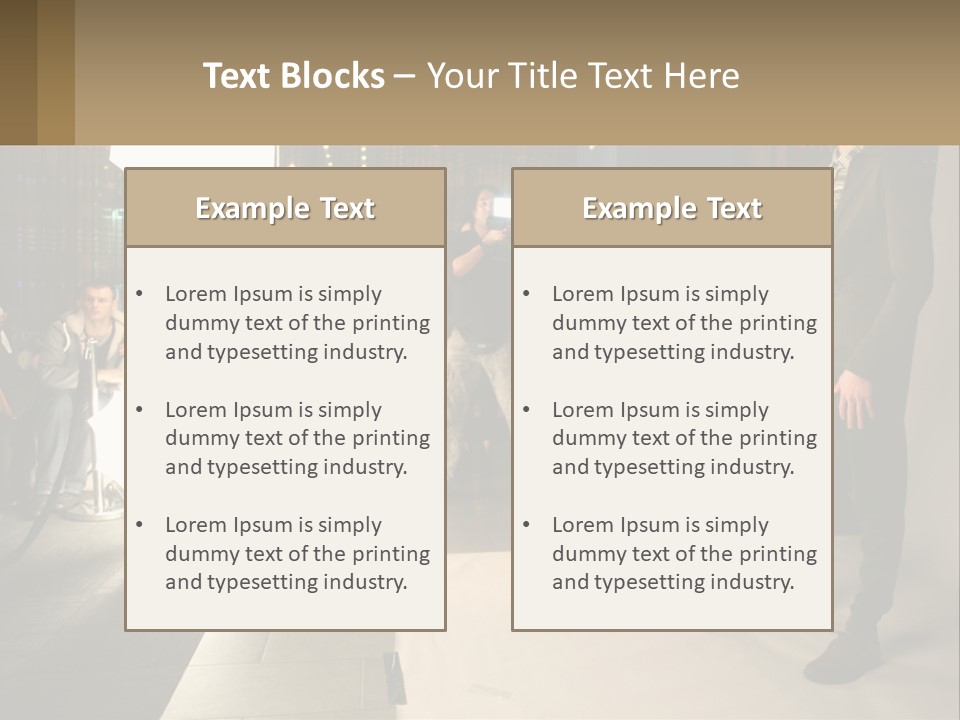 A Man Standing In Front Of A Group Of People PowerPoint Template