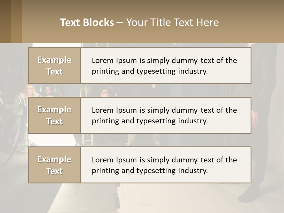 A Man Standing In Front Of A Group Of People PowerPoint Template