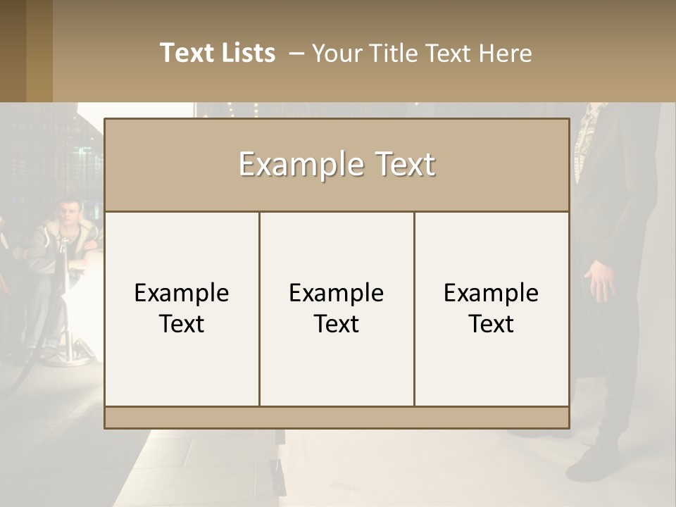 A Man Standing In Front Of A Group Of People PowerPoint Template