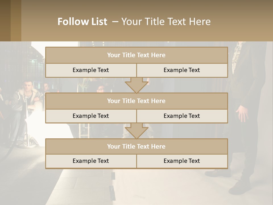 A Man Standing In Front Of A Group Of People PowerPoint Template