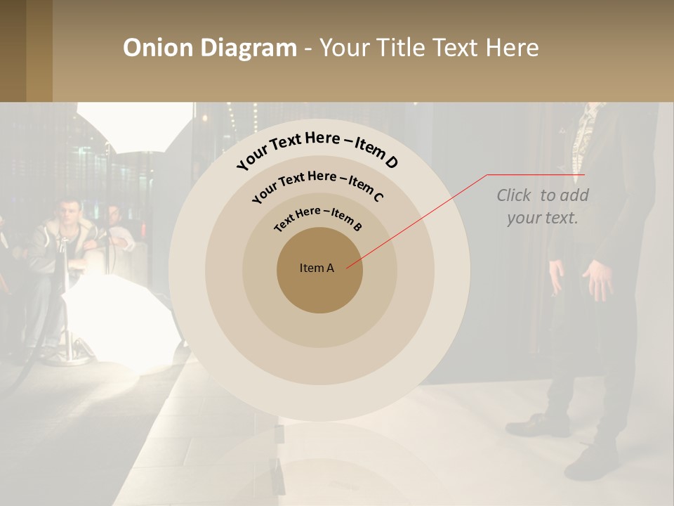A Man Standing In Front Of A Group Of People PowerPoint Template