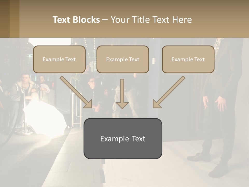 A Man Standing In Front Of A Group Of People PowerPoint Template
