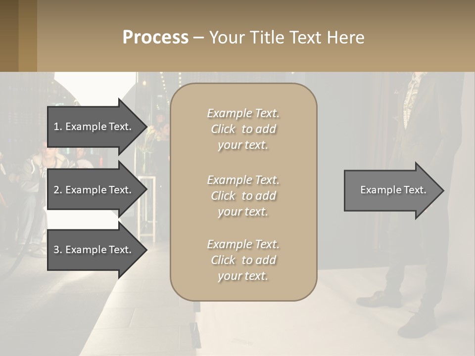 A Man Standing In Front Of A Group Of People PowerPoint Template