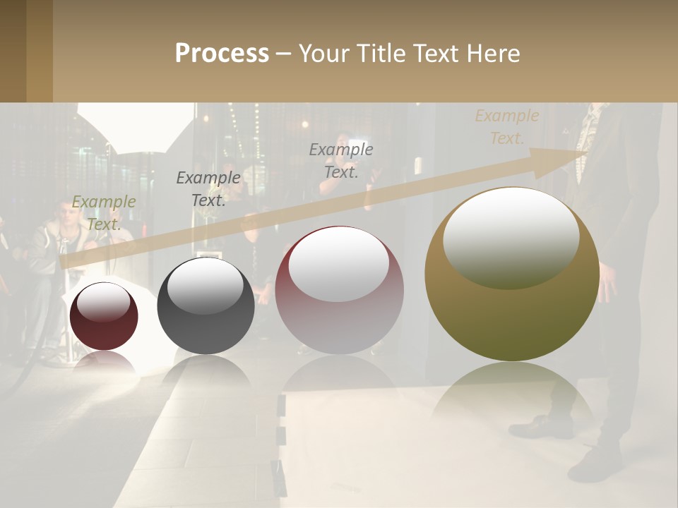 A Man Standing In Front Of A Group Of People PowerPoint Template