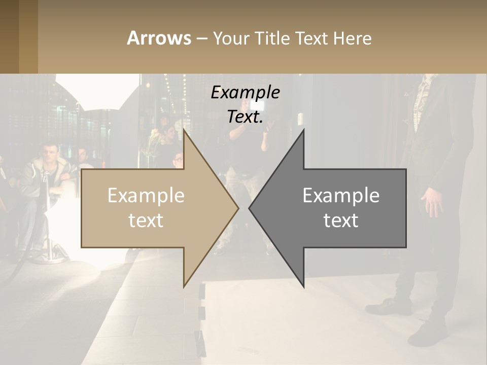 A Man Standing In Front Of A Group Of People PowerPoint Template