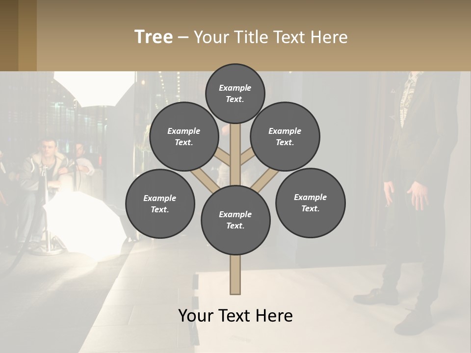 A Man Standing In Front Of A Group Of People PowerPoint Template