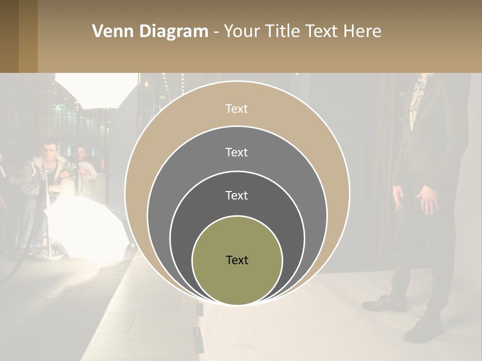 A Man Standing In Front Of A Group Of People PowerPoint Template