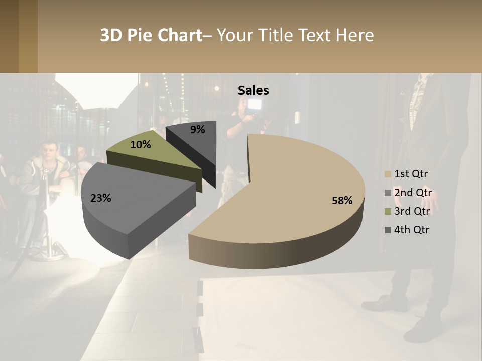 A Man Standing In Front Of A Group Of People PowerPoint Template