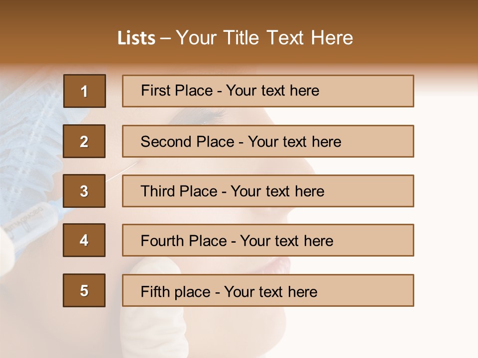 A Woman Getting Her Nose Examined By A Doctor PowerPoint Template