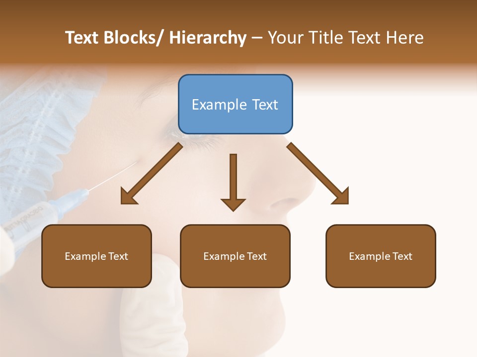 A Woman Getting Her Nose Examined By A Doctor PowerPoint Template