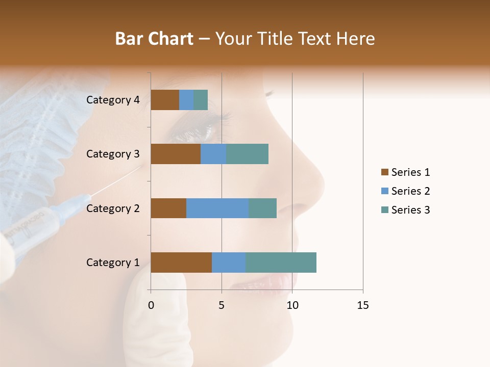 A Woman Getting Her Nose Examined By A Doctor PowerPoint Template