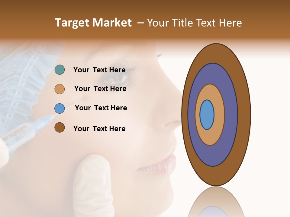 A Woman Getting Her Nose Examined By A Doctor PowerPoint Template